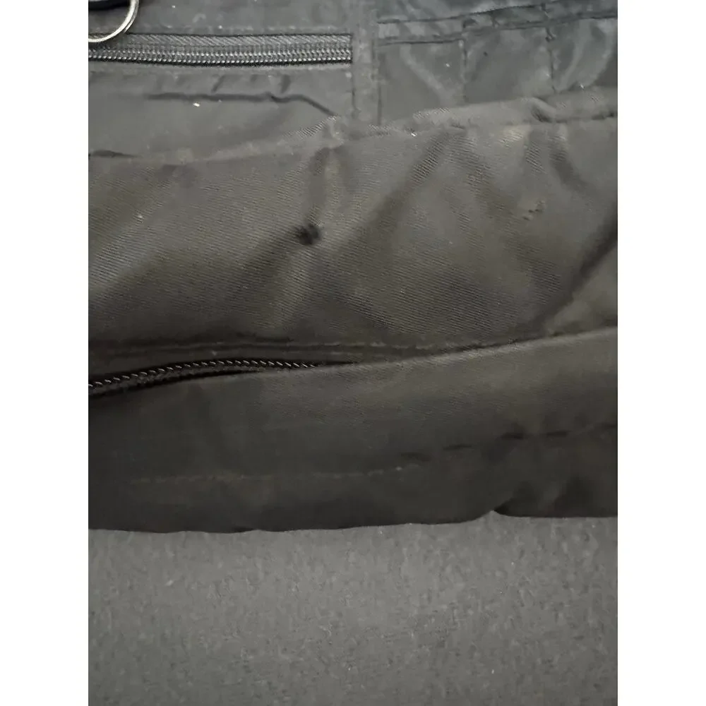 SB Messenger Bag Black Nylon Crossbody Work Laptop Shoulder Bag